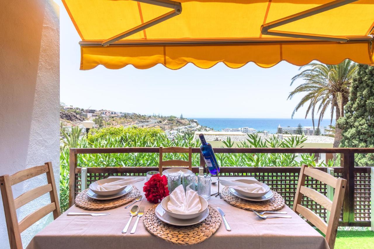 Increible Terraza Con Vistas Al Mar En San Agustin Apartment ภายนอก รูปภาพ